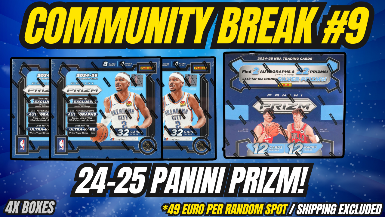 Community break #9 | Random Teams | 24-25 NBA Panini PRIZM | Hobby & China